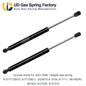 Hyundai Santa Fe, 2001-2006, Tailgate Gas Spring, fit 8177126010, 8177126011, SG367014, 6109, 611711, 4B1492RV, 901624, 8137220, 8137219