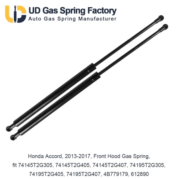 Honda Accord, 2013-2017, Front Hood Gas Spring, fit 74145T2G305, 74145T2G405, 74145T2G407, 74195T2G305, 74195T2G405, 74195T2G407, 4B779179, 612890