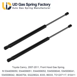 Toyota Camry, 2007-2011, Front Hood Gas Spring, fit 5344006050, 5344006051, 5344006052, 5345006040, 5345006041, 5345006042, 3B240704, SG229024, 6333, 86333, TO1237117, 610411