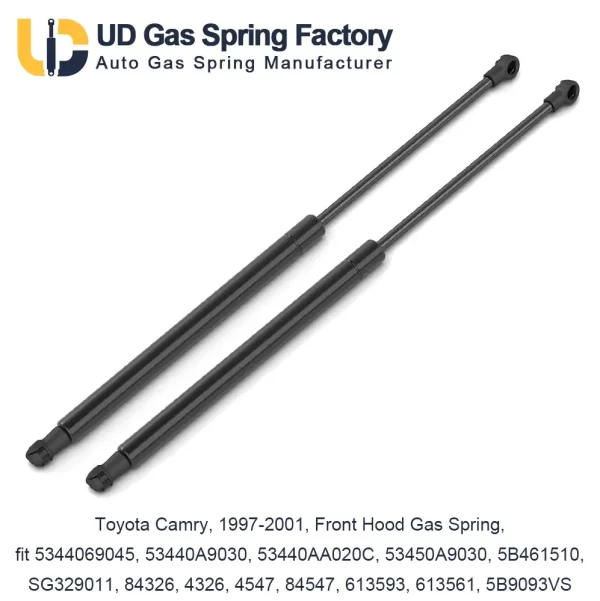 Toyota Camry, 1997-2001, Front Hood Gas Spring, fit 5344069045, 53440A9030, 53440AA020C, 53450A9030, 5B461510, SG329011, 84326, 4326, 4547, 84547, 613593, 613561, 5B9093VS