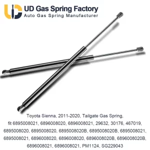 Toyota Sienna, 2011-2020, Tailgate Gas Spring, fit 6895008021, 6896008020, 6896008021, 29632, 30176, 467019, 6895008020, 6895008020, 6895008020B, 6895008020B, 6895008021, 6895008021, 6896008020, 6896008020, 6896008020B, 6896008020B, 6896008021, 6896008021, PM1124, SG229043