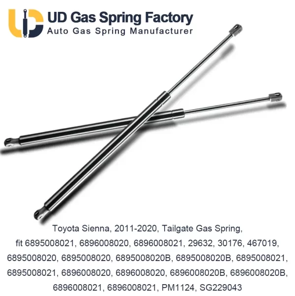Toyota Sienna, 2011-2020, Tailgate Gas Spring, fit 6895008021, 6896008020, 6896008021, 29632, 30176, 467019, 6895008020, 6895008020, 6895008020B, 6895008020B, 6895008021, 6895008021, 6896008020, 6896008020, 6896008020B, 6896008020B, 6896008021, 6896008021, PM1124, SG229043